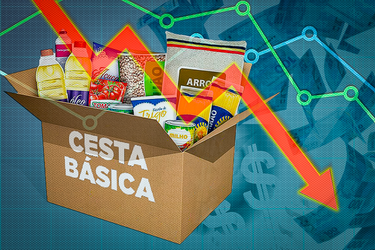 Custo da cesta básica cai em todas as 17 capitais pesquisadas pelo Dieese