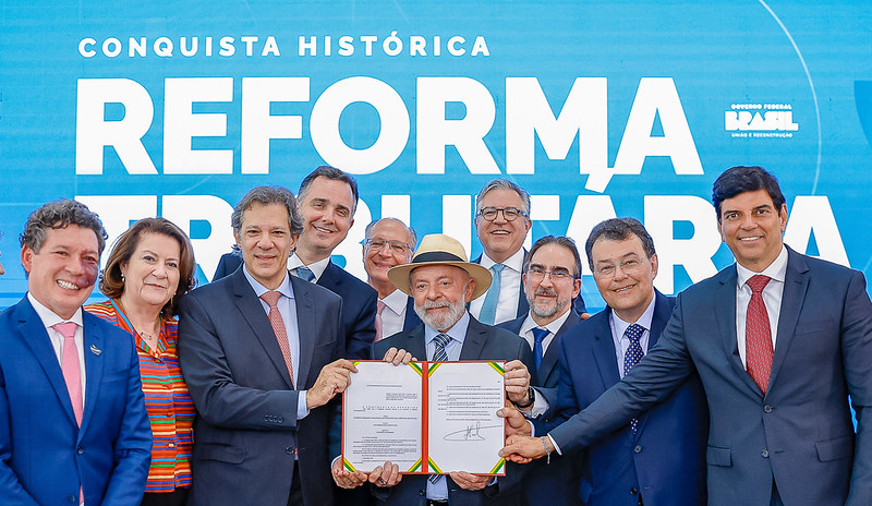 Presidente Lula sanciona regulamentação da reforma tributária