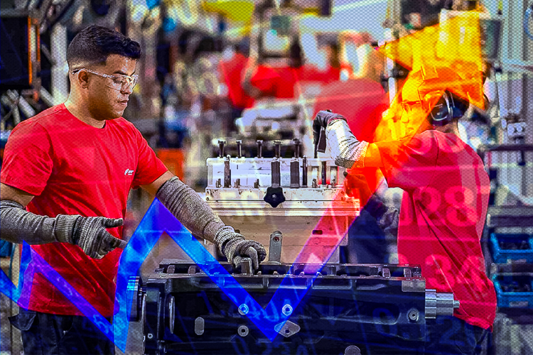 Em crescimento, indústria acumula alta de 1,4% em 2025