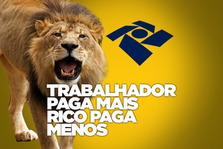 Um país onde o milionário paga menos imposto que você