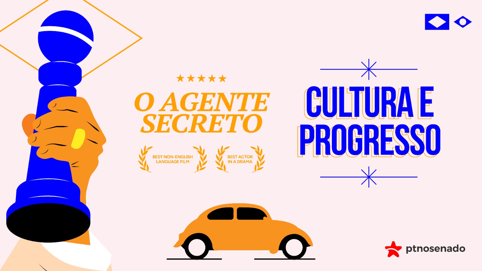 Premiação de O Agente Secreto confirma retomada cultural do Brasil