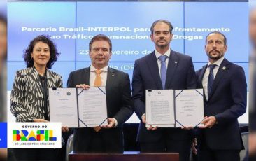 Brasil e Interpol formalizam parceria para enfrentar tráfico transnacional de drogas na América do Sul