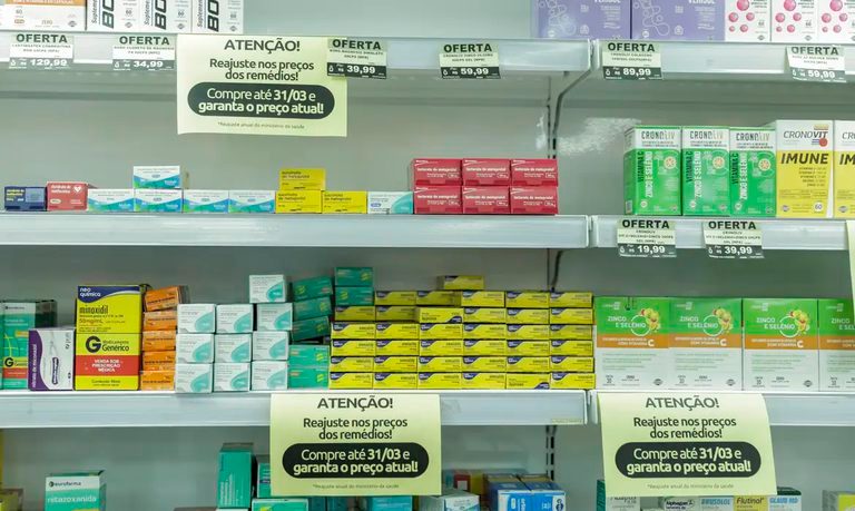 Reajuste médio no preço dos medicamentos será o menor em quase 20 anos