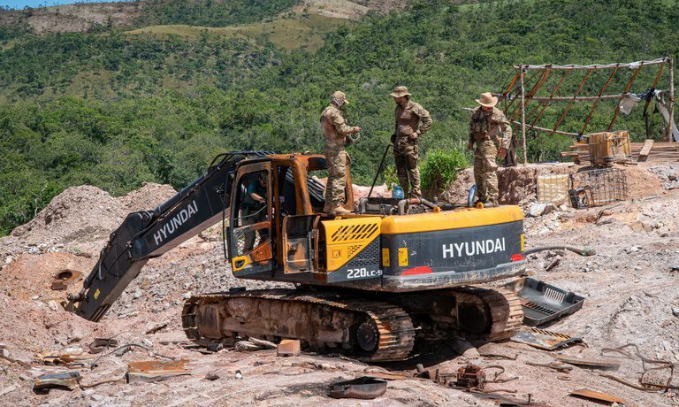 Megaoperação federal causa prejuízo de R$ 42 milhões ao garimpo ilegal na Terra Indígena Sararé