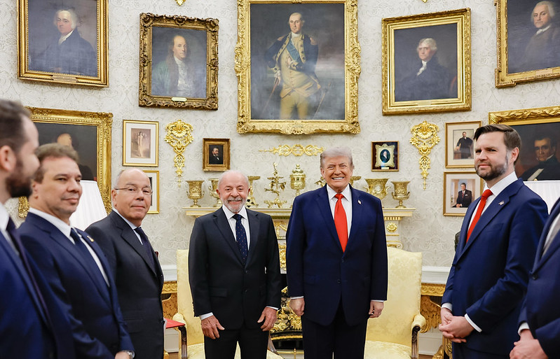 Lula faz avaliação positiva de encontro com Trump