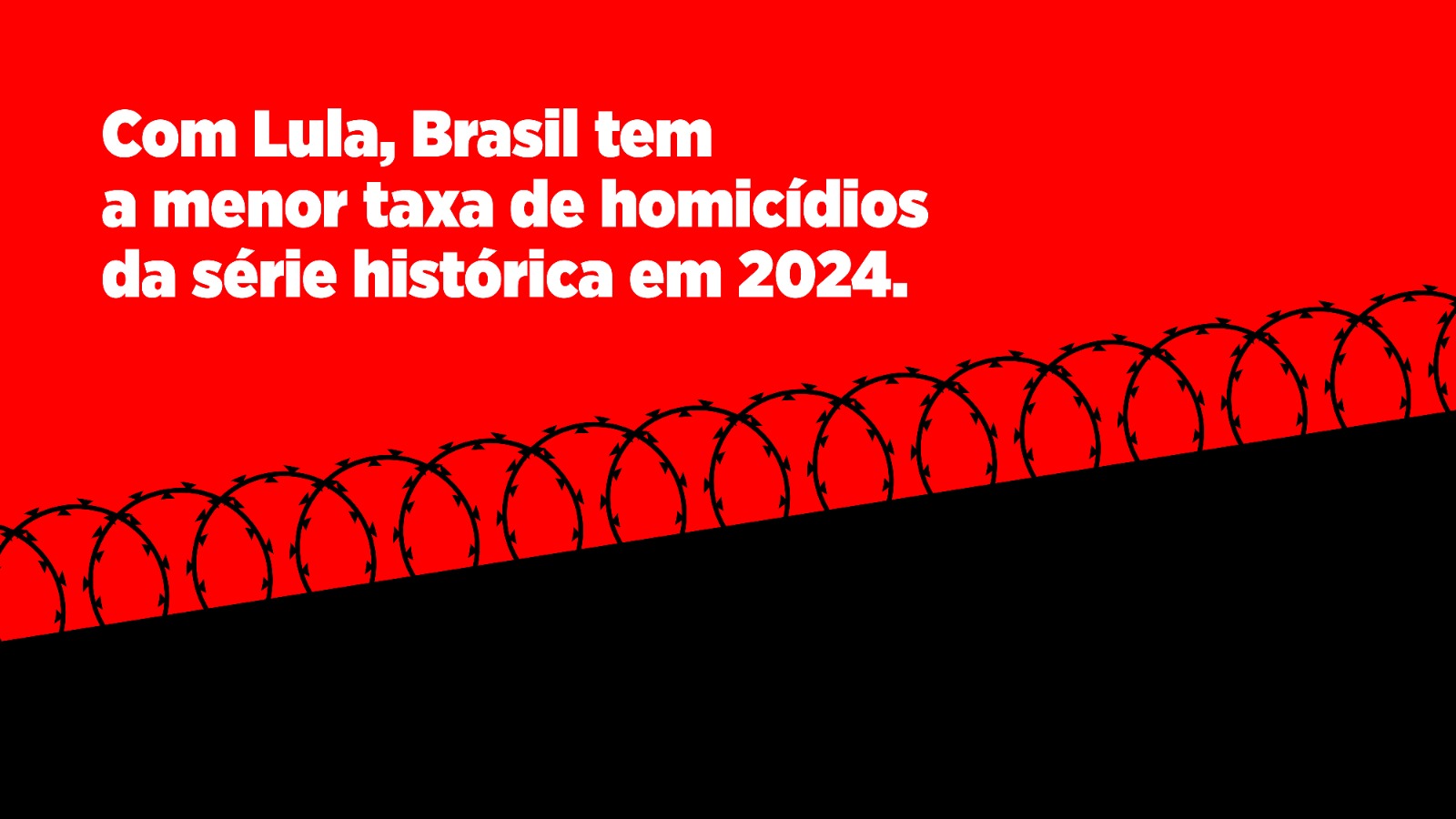 Com Lula, Brasil tem a menor taxa de homicídios da série histórica em 2024