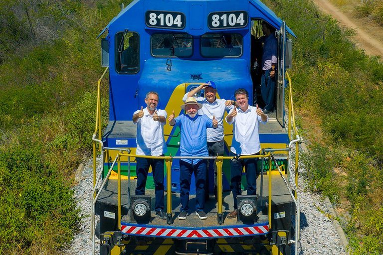 Ferrovia Trasnordestina avança e Lula entrega novas obras e anuncia mais R$ 600 milhões