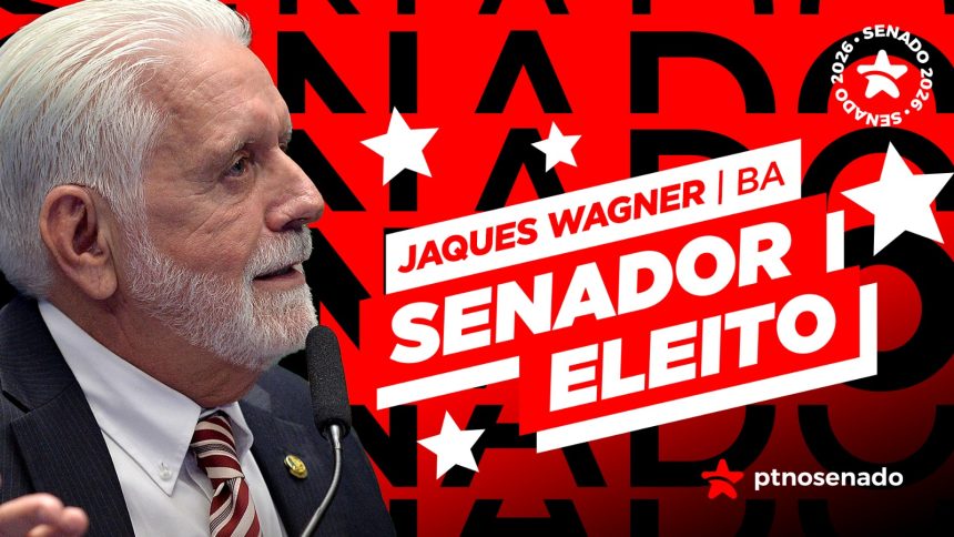 Jaques Wagner é reeleito e diz que vitória é de quem acredita no desenvolvimento e na democracia