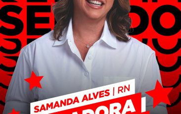 Samanda Alves vai representar o Rio Grande do Norte no Senado
