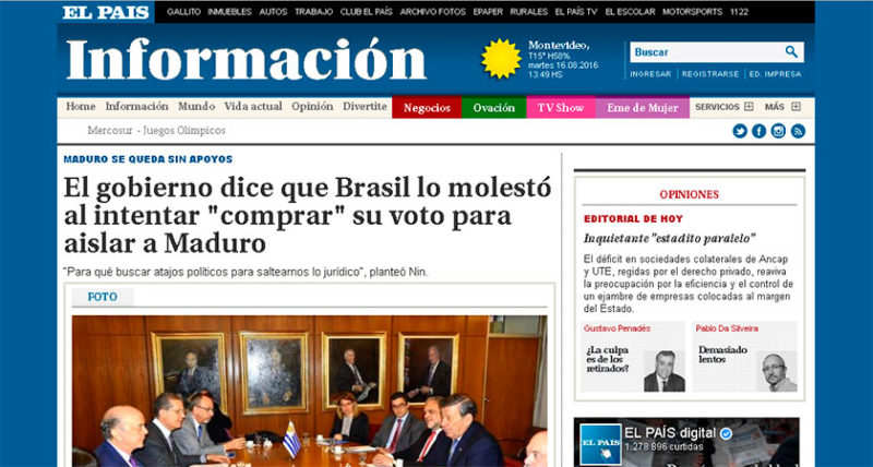 el pais uruguai 1608