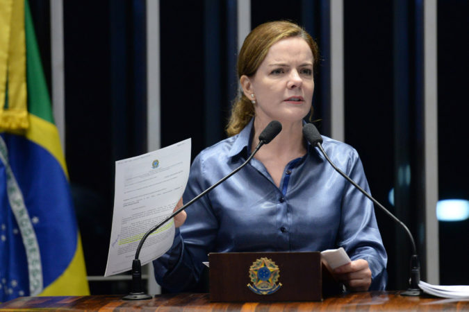 senadora Gleisi Hoffmann 20out