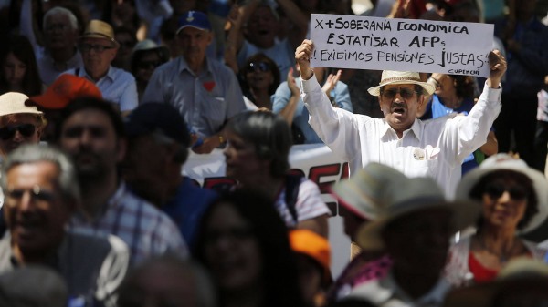 reforma previdência protestos chile