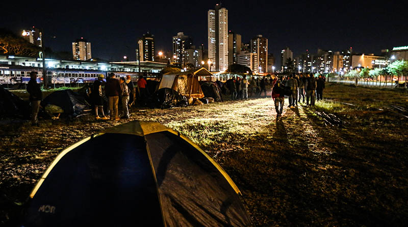 acampamento Curitiba Lula