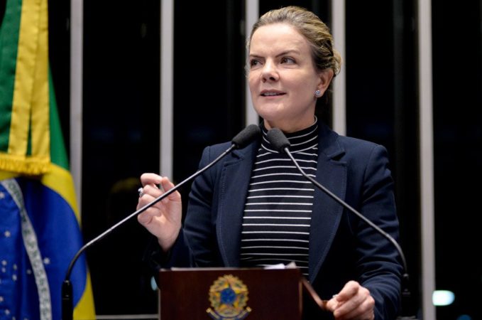 Gleisi Hoffmann jornalismo de guerra Lula