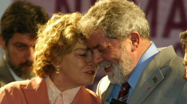 Dona Marisa com Lula