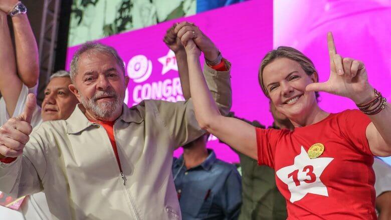 Lula Gleisi Congresso PT