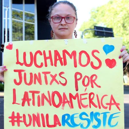 Unila protesto