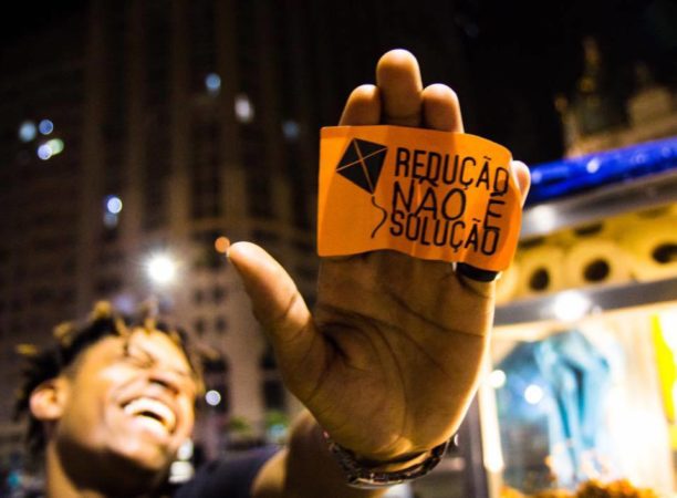 mobilização contra a redução da maioridade penal