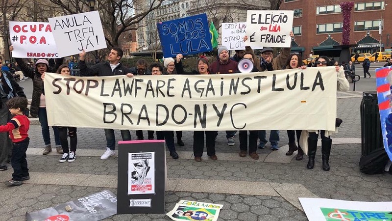 Manifestação Nova York