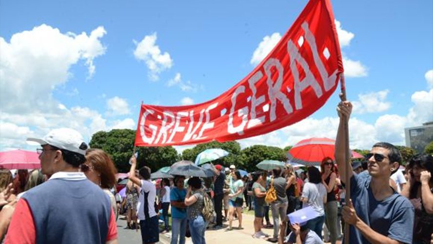 greve geral previdência social CUT