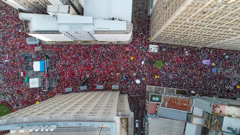 Lula povo Porto Alegre 23 de janeiro