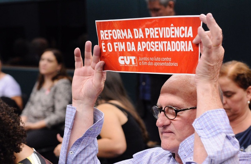 reforma da previdência protesto