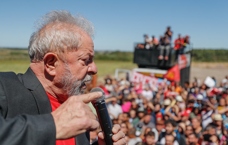 caravana de lula pelo sul