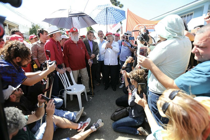 Adolfo Pérez Esquivel #LulaLivre Curitiba PF