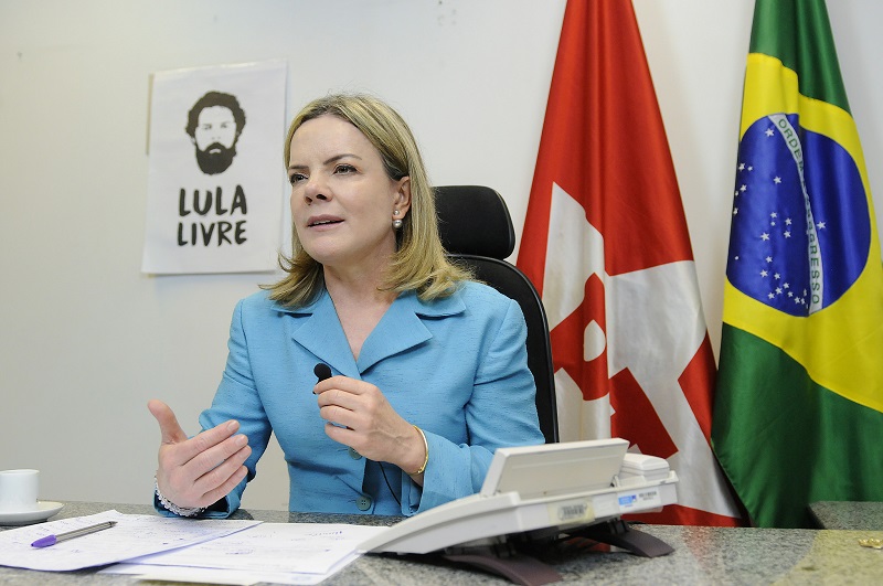 Gleisi Lula eleições 2018 candidato PT