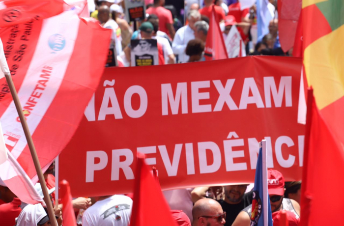 reforma da previdência protestos